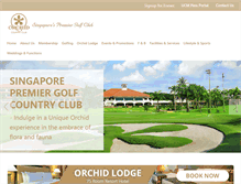 Tablet Screenshot of orchidclub.com